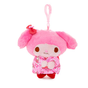 My Melody Plush Mascot Clip (Spring Kimono Series) Accessory NAKAJIMA CORPORATION