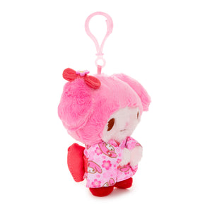 My Melody Plush Mascot Clip (Spring Kimono Series) Accessory NAKAJIMA CORPORATION