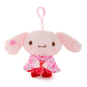 Cinnamoroll Plush Mascot Clip (Spring Kimono Series) Accessory NAKAJIMA CORPORATION