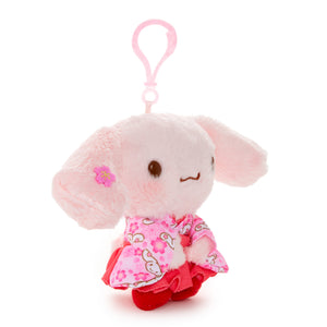 Cinnamoroll Plush Mascot Clip (Spring Kimono Series) Accessory NAKAJIMA CORPORATION