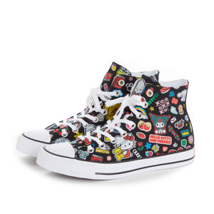 Converse x Hello Kitty and Friends Chuck Taylor All Star Hi-Top Sneaker (Adult - Black) Shoes CONVERSE