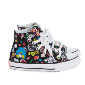 Converse x Hello Kitty and Friends Chuck Taylor All Star Hi-Top Sneaker (Kids - Black) Shoes CONVERSE
