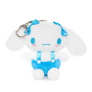 Cinnamoroll Plush Mascot Keychain (Blue Overalls) Accessory NAKAJIMA CORPORATION