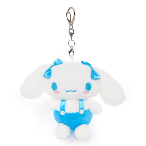 Cinnamoroll Plush Mascot Keychain (Blue Overalls) Accessory NAKAJIMA CORPORATION