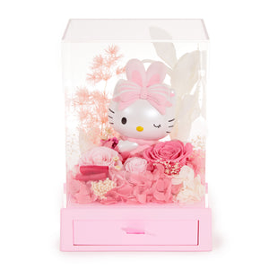 Hello Kitty Preserved Flower L Figurine (Sweet Encounter - Heartfelt Gift Series) Home Goods Mascot Fun Inc