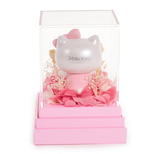 Hello Kitty Preserved Flower M Figurine (Pink Melody - Heartfelt Gift Series) Home Goods Mascot Fun Inc