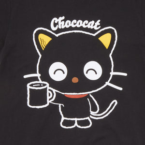 Chococat Adult Mug Tee (Black) Apparel Mad Engine Global LLC