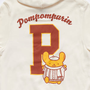 Pompompurin Adult Cozy Club Hoodie (Ivory) Apparel Mad Engine Global LLC