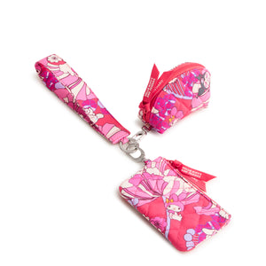 Hello Kitty and Friends x Vera Bradley Dual Pouch Wide Wristlet (Hydrangeas) Bags Vera Bradley