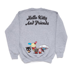 Hello Kitty and Friends Big Kids Cozy Fleece Loungewear Set (Heather)