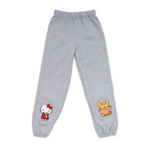 Hello Kitty and Friends Big Kids Cozy Fleece Loungewear Set (Heather)