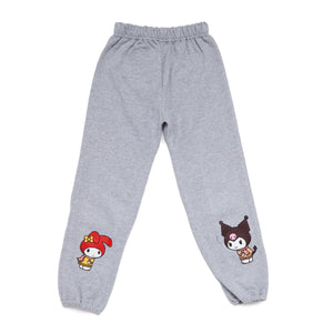Hello Kitty and Friends Big Kids Cozy Fleece Loungewear Set (Heather)