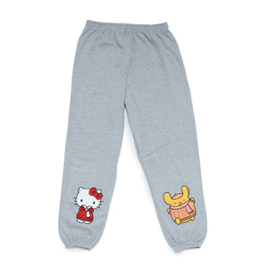 Hello Kitty and Friends Adult Cozy Fleece Loungewear Set (Heather)