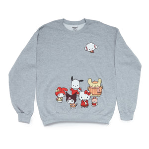 Hello Kitty and Friends Adult Cozy Fleece Loungewear Set (Heather)