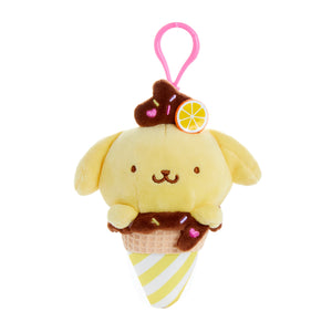 Pompompurin Plush Mascot Clip (Ice Cream Treat Series) Accessory NAKAJIMA CORPORATION