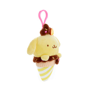 Pompompurin Plush Mascot Clip (Ice Cream Treat Series) Accessory NAKAJIMA CORPORATION