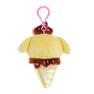 Pompompurin Plush Mascot Clip (Ice Cream Treat Series) Accessory NAKAJIMA CORPORATION