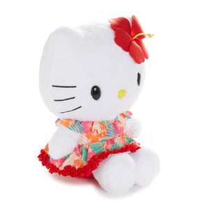 Hello Kitty 8" White Plush (Island Hibiscus Series) Plush NAKAJIMA CORPORATION