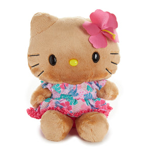Hello Kitty 8" Tan Plush (Island Hibiscus Series) Plush NAKAJIMA CORPORATION