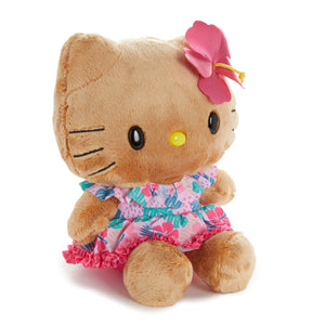 Hello Kitty 8" Tan Plush (Island Hibiscus Series) Plush NAKAJIMA CORPORATION