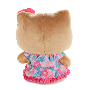 Hello Kitty 8" Tan Plush (Island Hibiscus Series) Plush NAKAJIMA CORPORATION