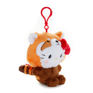 Hello Kitty Red Panda Plush Mascot Clip (Zoo Series) Accessory NAKAJIMA CORPORATION