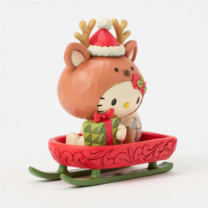 Hello Kitty Holiday Reindeer Figurine (Jim Shore Sanrio Collection) Seasonal ENESCO LLC