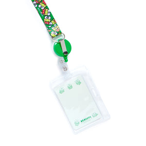 Keroppi ID Badge Holder (All-Over Series) Accessory NAKAJIMA CORPORATION