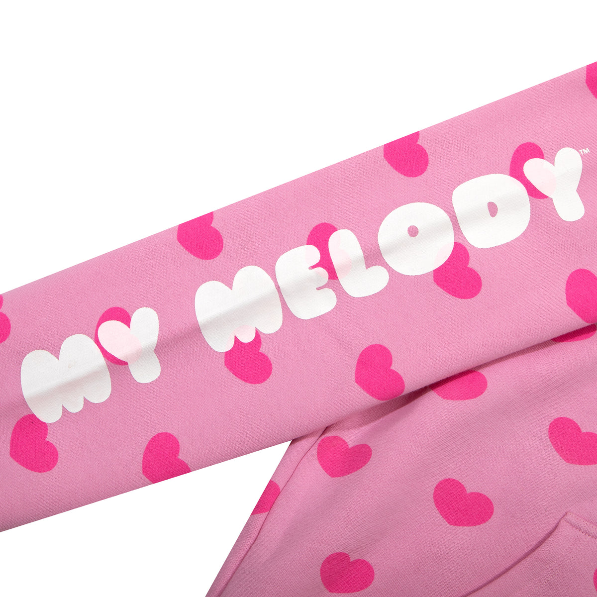 My Melody &amp; Kuromi x Dumbgood Split Hoodie Apparel DUMBGOOD   
