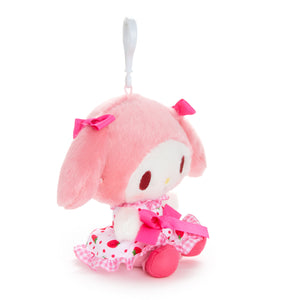 My Melody Mascot Clip (Strawberry Fields Series) Plush NAKAJIMA CORPORATION