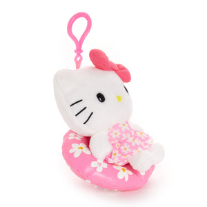 Hello Kitty Plush Mascot Clip (Summer Pool Series) Accessory NAKAJIMA CORPORATION