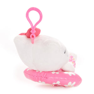 Hello Kitty Plush Mascot Clip (Summer Pool Series) Accessory NAKAJIMA CORPORATION