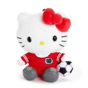 Hello Kitty Soccer Mascot Clip (Activities Series) Plush NAKAJIMA CORPORATION