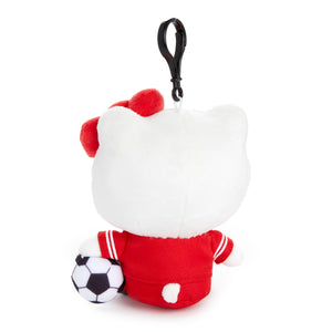 Hello Kitty Soccer Mascot Clip (Activities Series) Plush NAKAJIMA CORPORATION