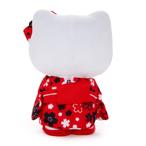 Hello Kitty 8" Red Kimono Standing Plush (Blushing Sakura) Plush NAKAJIMA CORPORATION   