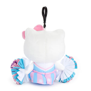 Hello Kitty Cheerleader Mascot Clip (Activities Series) Plush NAKAJIMA CORPORATION