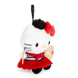Hello Kitty Art Mascot Clip (Activities Series) Plush NAKAJIMA CORPORATION