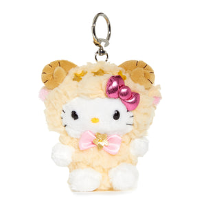 Hello Kitty Aries Plush Keychain Mascot (Zodiac Series) Accessory NAKAJIMA CORPORATION