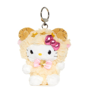 Hello Kitty Aries Plush Keychain Mascot (Zodiac Series) Accessory NAKAJIMA CORPORATION