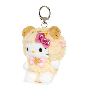 Hello Kitty Aries Plush Keychain Mascot (Zodiac Series) Accessory NAKAJIMA CORPORATION