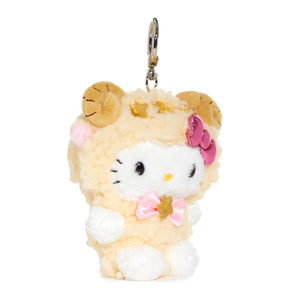 Hello Kitty Aries Plush Keychain Mascot (Zodiac Series) Accessory NAKAJIMA CORPORATION