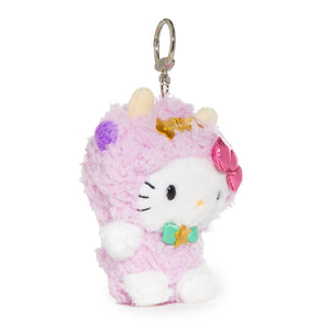 Hello Kitty Taurus Plush Keychain Mascot (Zodiac Series) Accessory NAKAJIMA CORPORATION