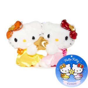 Hello Kitty Gemini Plush Keychain Mascot (Zodiac Series) Accessory NAKAJIMA CORPORATION