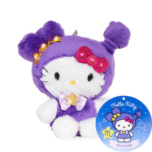 Hello Kitty Scorpio Plush Keychain Mascot (Zodiac Series) Accessory NAKAJIMA CORPORATION