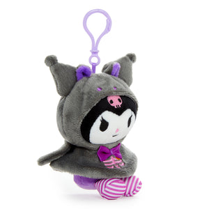 Kuromi Plush Mascot Clip (Spooky Bat Series) Accessory NAKAJIMA CORPORATION