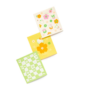 Hello Kitty and Friends 3-pc Zero Waste Swedish Dishcloth Set