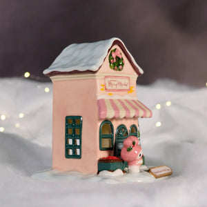 My Melody's Merry Market Ceramic Candle House Home Goods Blue Sky Clayworks