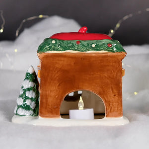 Pompompurin Pudding Parlor Ceramic Candle House Home Goods Blue Sky Clayworks