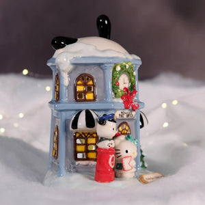 Pochacco's Post Office Ceramic Candle House Home Goods Blue Sky Clayworks