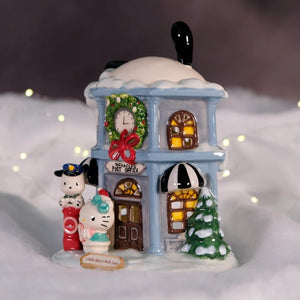 Pochacco's Post Office Ceramic Candle House Home Goods Blue Sky Clayworks